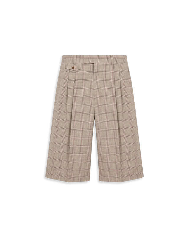 Karierte Shorts in weiter Passform