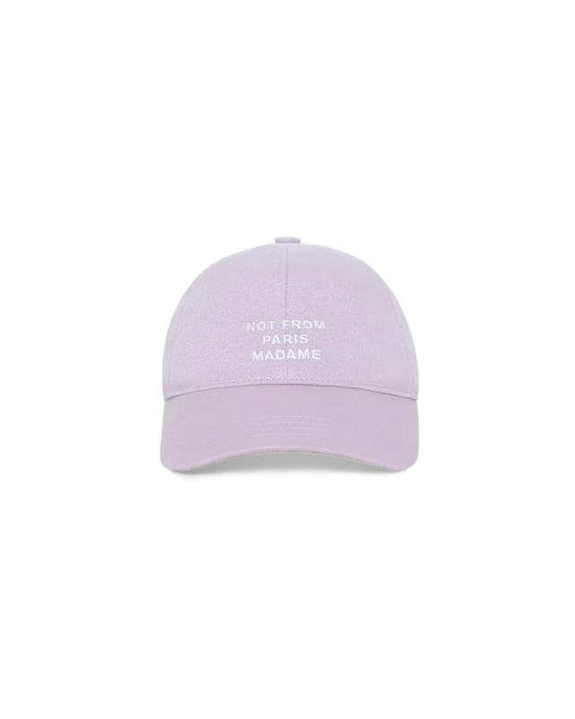 Slogan Cap mit Stickerei