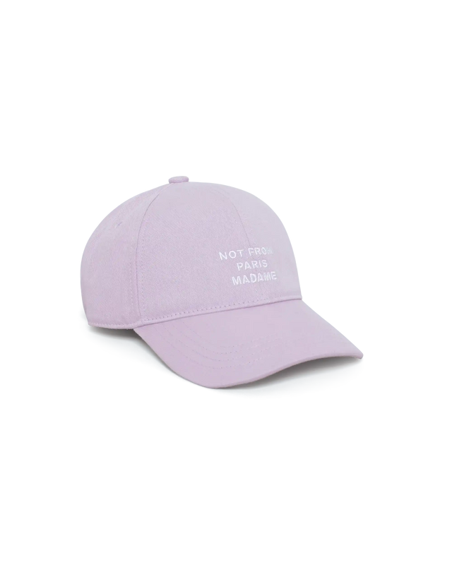 Slogan Cap mit Stickerei