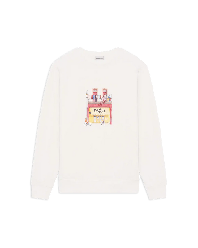 Drôle Café Sweatshirt mit Grafikdruck