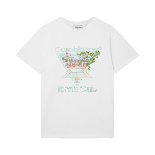 T-Shirt mit "Tennis Club"-Motiv