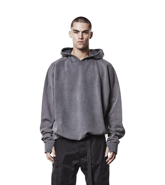 Cropped Hoodie aus Baumwolle