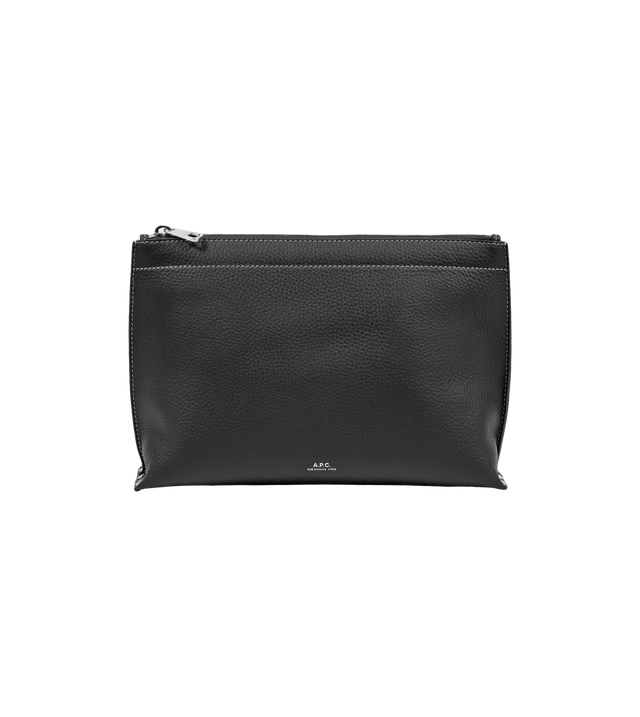 Neige Clou Clutch aus Leder
