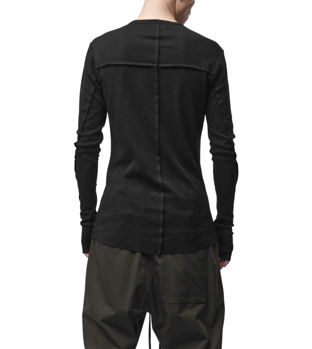 Langarmshirt mit Rundhalsausschnitt und Daumenlöchern