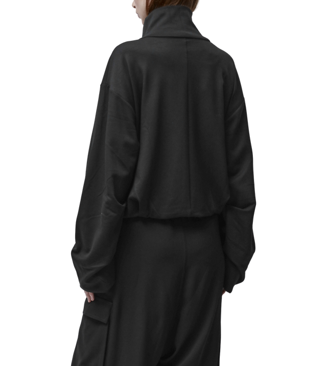 Sweatjacke mit Stehkragen und Zweiwege-Reißverschluss