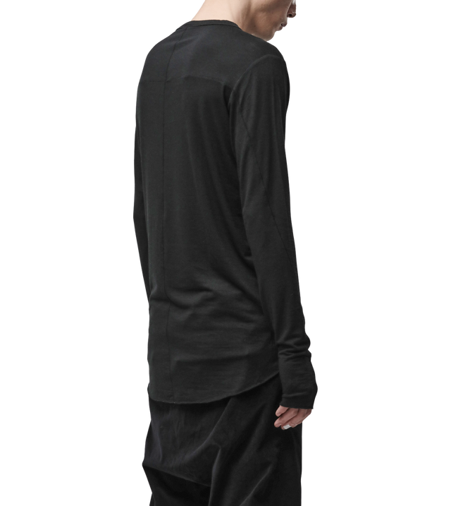 Langarmshirt aus Modal-Kaschmir-Mix mit Rückennähten