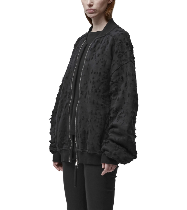 Oversize-Bomberjacke mit Used-Effekt