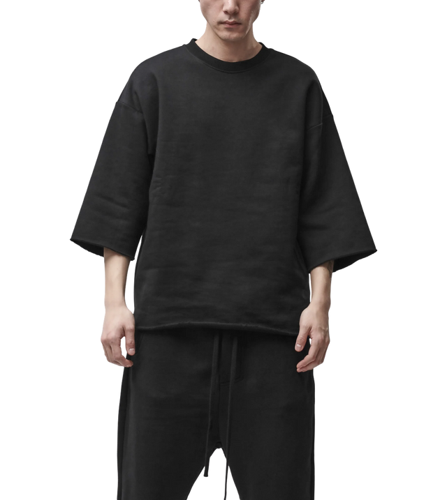 Sweatshirt mit offenen Kanten