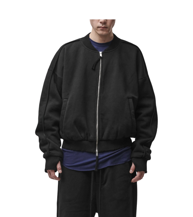 Hooded Zip-Jacke aus Baumwolle