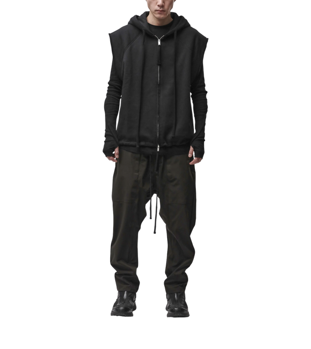 Hooded Zip-Jacke aus Baumwolle