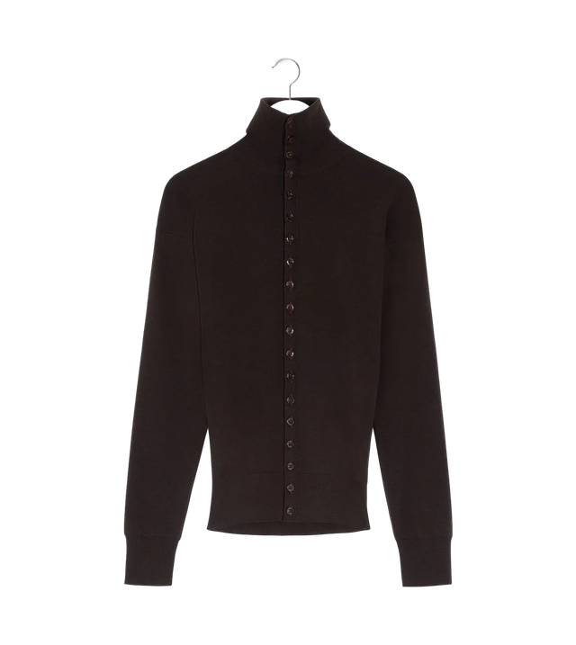 Taillierter Cardigan aus feiner Wolle