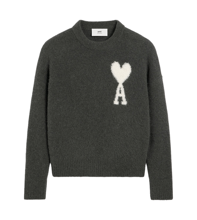 Pullover aus Alpakamischung mit Logo