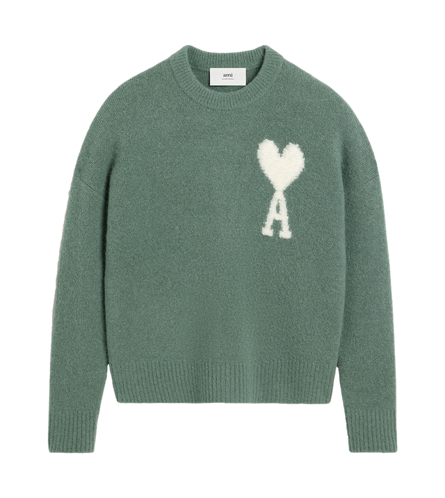 Pullover aus Alpakamischung mit Logo