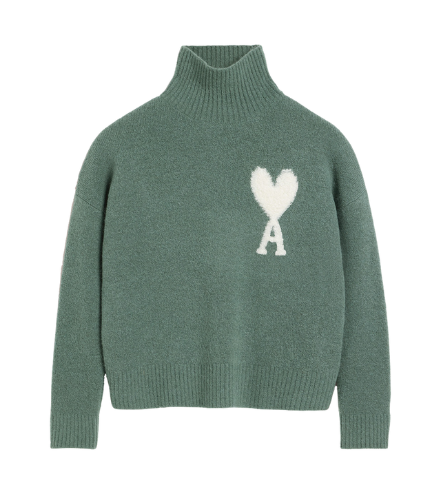 Pullover aus Alpakamischung mit Logo