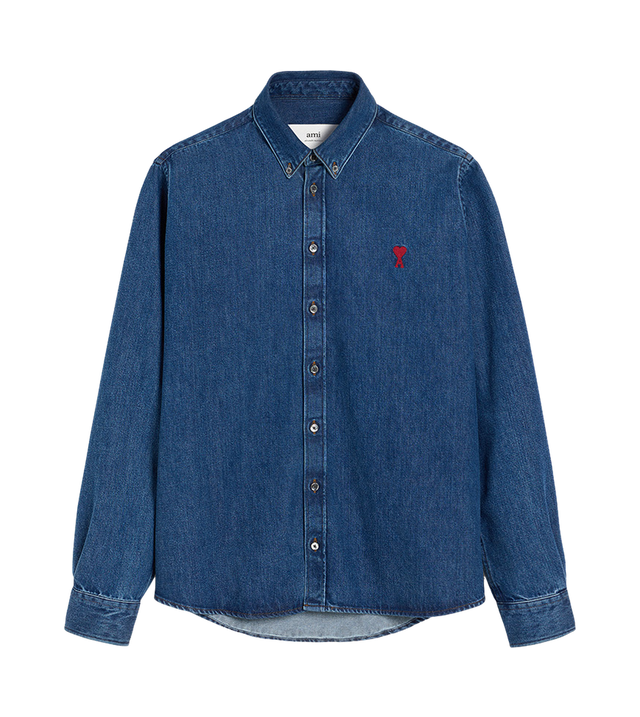 Button-down-Hemd mit Logo