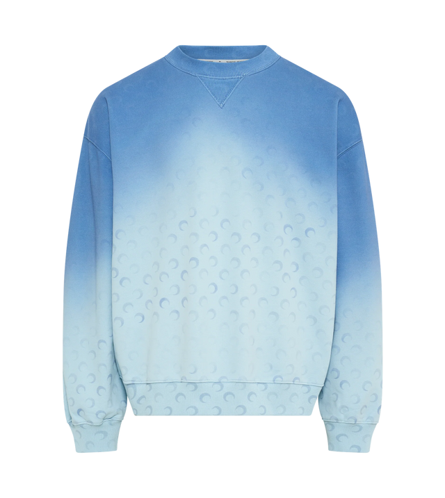Oversized Sweatshirt mit Mond-Print