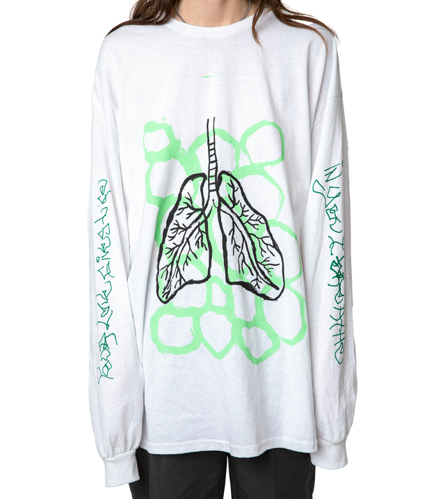 Longsleeve mit "Abstract Lungs"-Motiv