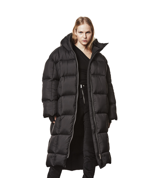 Lange Daunenjacke