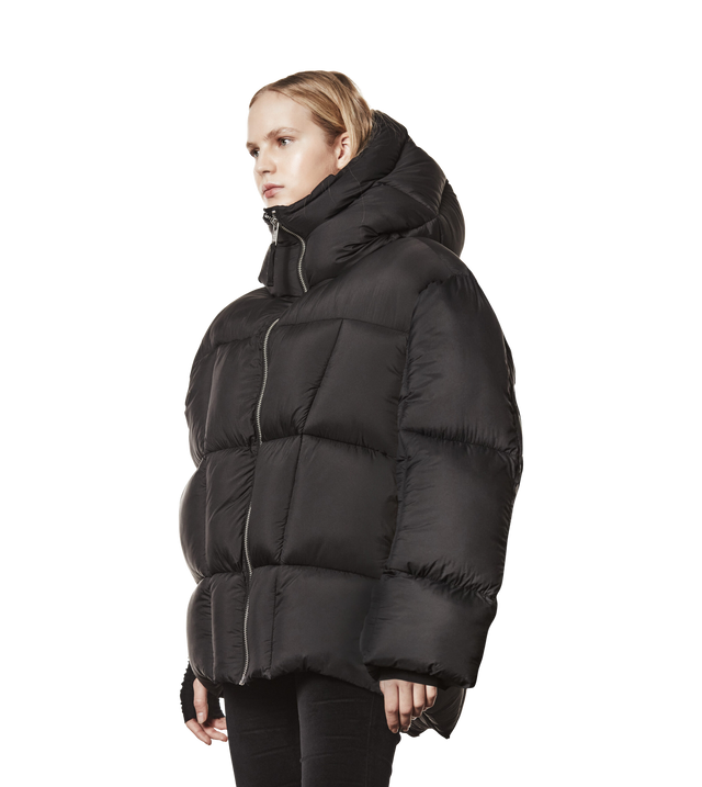 Lange Daunenjacke