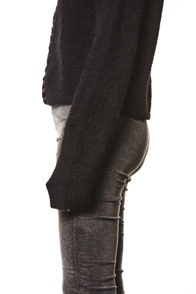 Rollkragen-Sweater aus Alpakawolle