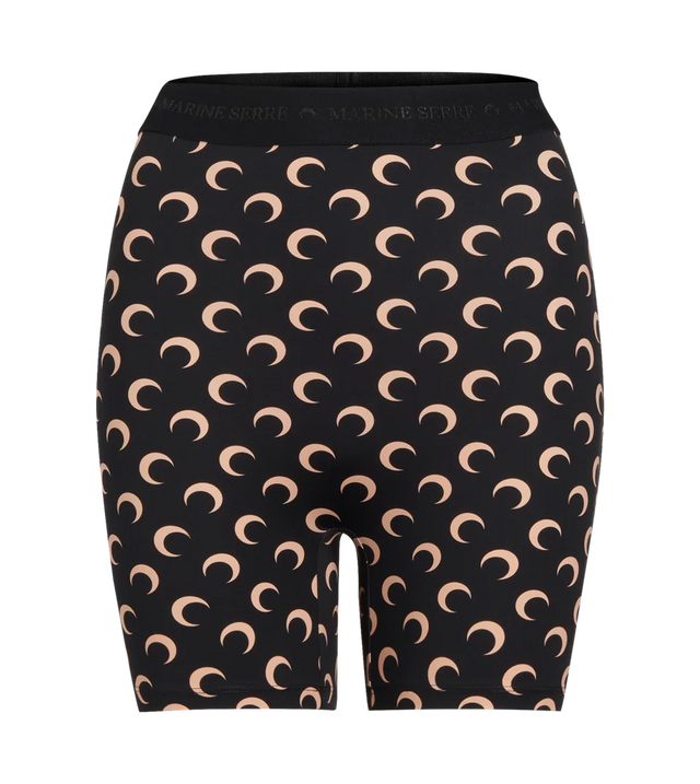 Mini Shorts mit Mond-Print