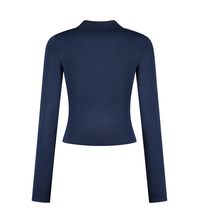 Longsleeve mit Halfway-Zipper