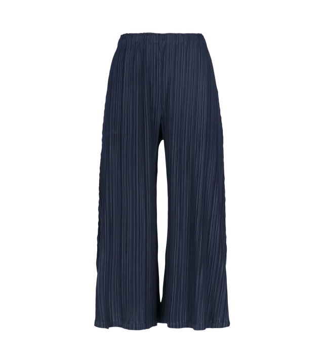 Gerade Hose mit seitlichen Schlitzen